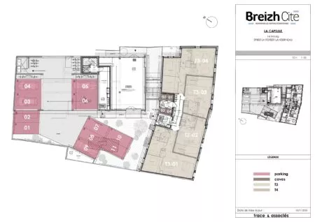 Plan masse La Capsule La Forest Landerneau