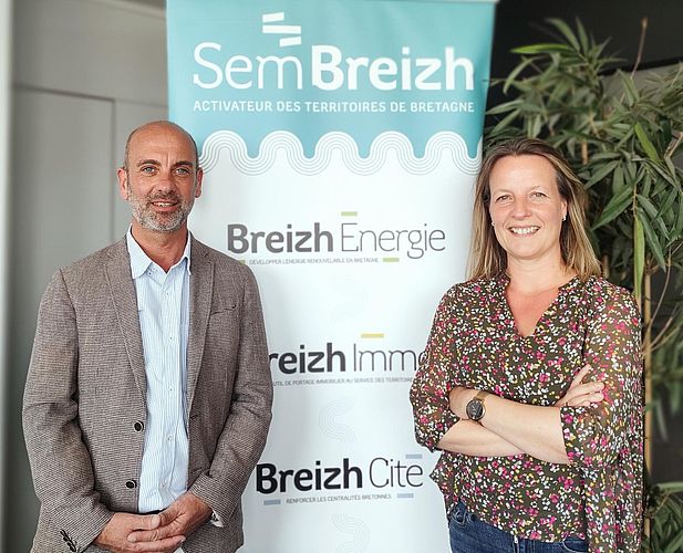 Sébastien Baugé et Céline Delaunay, les deux directeurs généraux délégués au développement, pour le premier, et à l'opérationnel, pour la seconde.